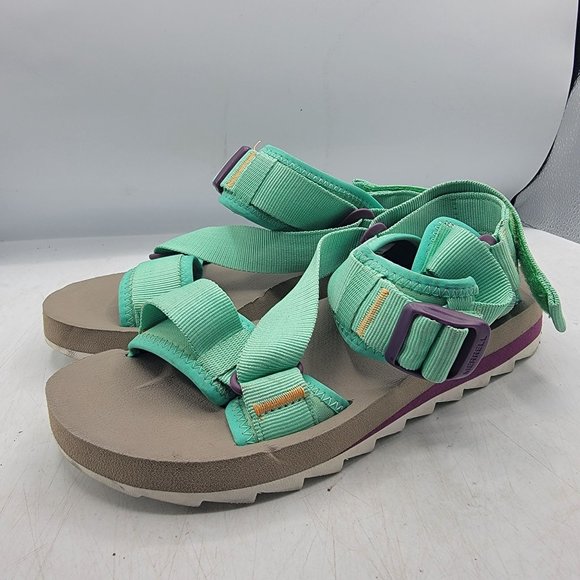 Merrell Alpine Strap Womens 8 Mint Green Sandals Shoes Casual Walking J003564 - Picture 4 of 13